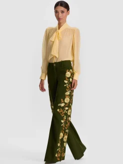 AKERS EMBROIDERED PANT