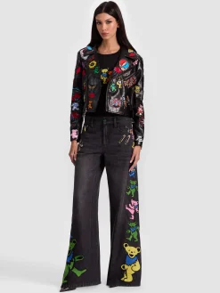A+O X GRATEFUL DEAD CODY VEGAN MOTO JACKET
