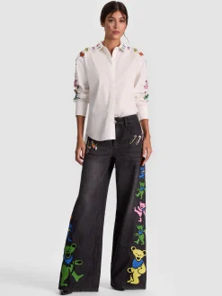 A+O X GRATEFUL DEAD DIMITRA BUTTON DOWN