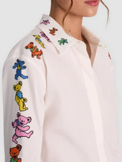 A+O X GRATEFUL DEAD DIMITRA BUTTON DOWN