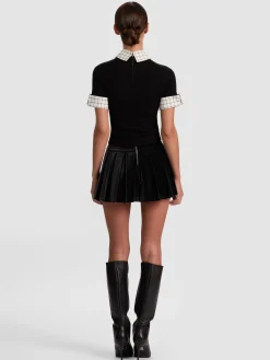 ASTER COLLARED PULLOVER