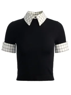 ASTER COLLARED PULLOVER