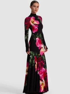 AUGUSTA OPEN BACK MAXI DRESS