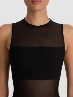 BANDEAU SLEEVELESS BODYSUIT