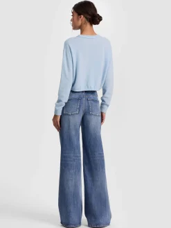 BERNETTA CROPPED CASHMERE PULLOVER