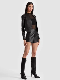 CADY LEATHER SHORT