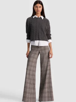CECILIE CASHMERE CABLEKNIT PULLOVER