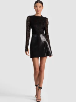 CHARA LACE MINI DRESS