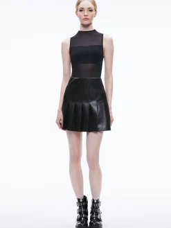 CHARA VEGAN MINI DRESS