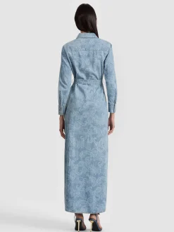 CHASSIDY DENIM SHIRT DRESS