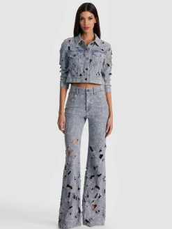 CHIC LASER-CUT JEAN
