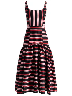 DIANA STRUCTURED MIDI DRESS