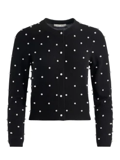 DOLLIE EMBELLISHED CASHMERE CARDIGAN