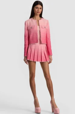 DUMONT EMBELLISHED TWEED JACKET