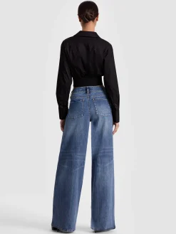 EDIE CORSET BUTTON DOWN