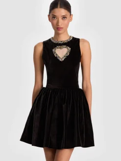 ELLA VELVET MINI DRESS