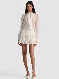 EMILIE TWEED MINI SKIRT