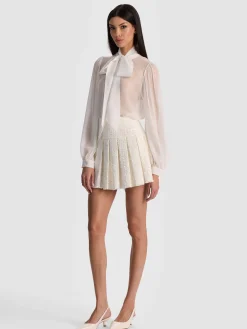 EMILIE TWEED MINI SKIRT