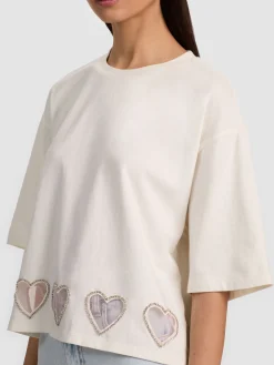 EVAN HEART CUTOUT TEE