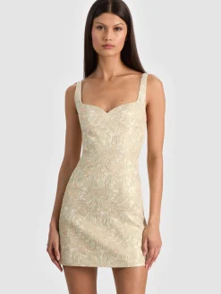 EVE EMBROIDERED MINI DRESS