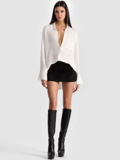 FINELY OVERSIZED BUTTON DOWN