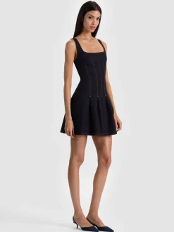 HOLLIS DENIM MINI DRESS