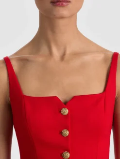 KELCEY BUTTON FRONT TOP