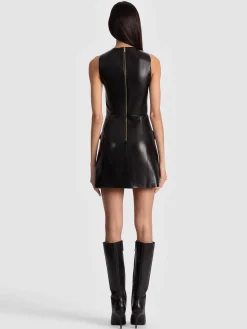 MARCELLA VEGAN MINI DRESS