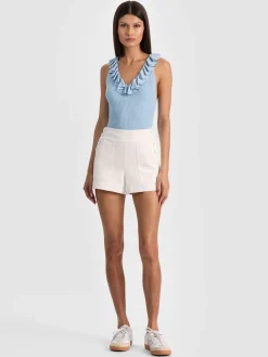 MARNIE RUFFLE TANK
