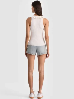 MARNIE RUFFLE TANK