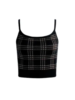 MAUDE PLAID BRALETTE