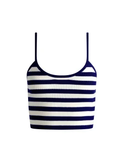 MAUDE STRIPED BRALETTE
