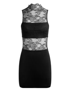 NICHOL LACE MINI DRESS