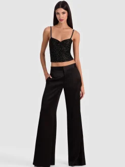 NINA EMBELLISHED BUSTIER TOP