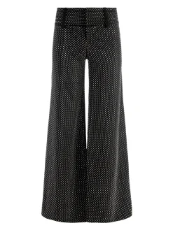 OLIVIA EMBELLISHED WIDE LEG PANT