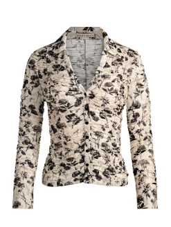 PORTIA MESH BUTTON DOWN