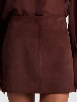 RILEY SUEDE MINI SKIRT