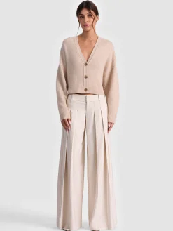 SIMON PLEATED TROUSER