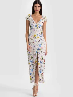 TARA MIDI SLIP DRESS
