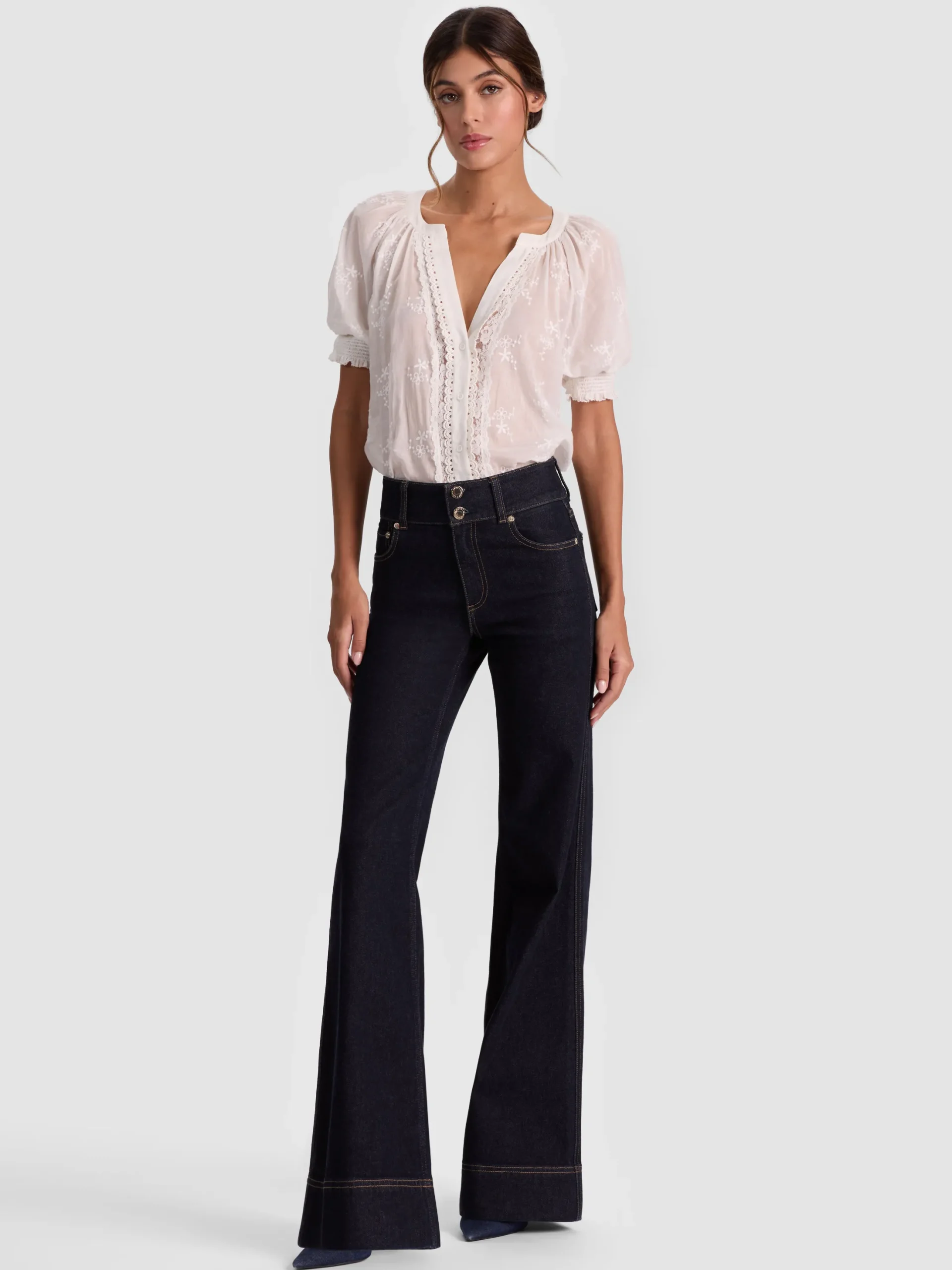 THALIA BUTTON DOWN BLOUSE