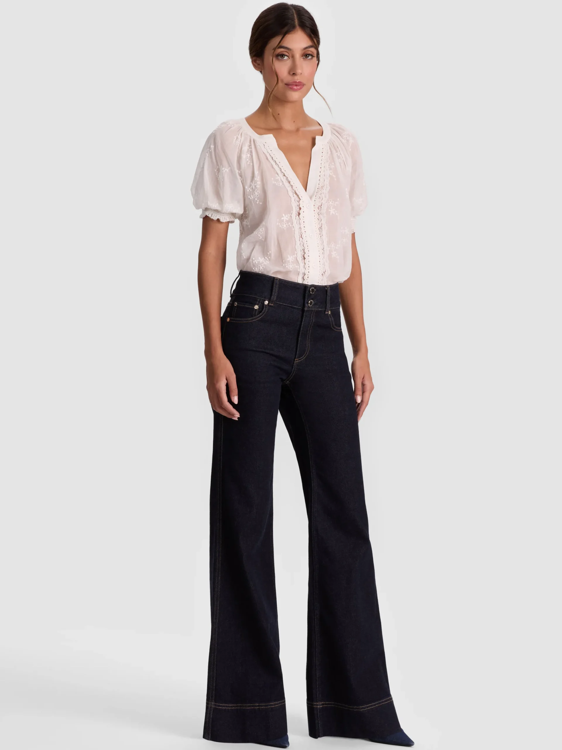THALIA BUTTON DOWN BLOUSE